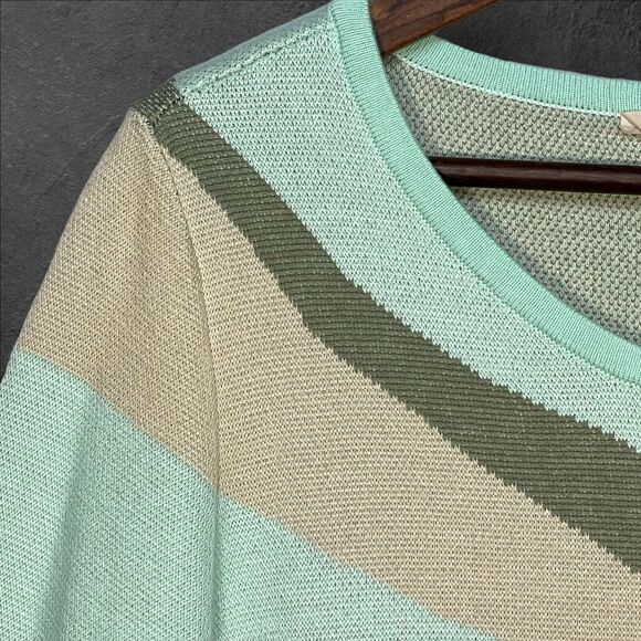 Soft Surroundings Nina Pullover‎ Sweater Women Size M Multicolor Knit - Picture 8 of 13